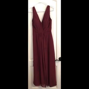 Gorgeous Burgundy Bridesmaid Dress